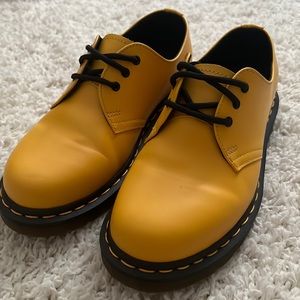 Yellow size 7 Dr. Martens